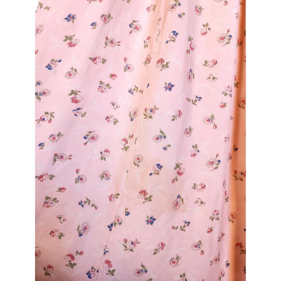 70s Maxi Floral Dress Prairie Peasant Lace Trim - Gunne Sax Victorian Style XXS - Picture 3 of 9